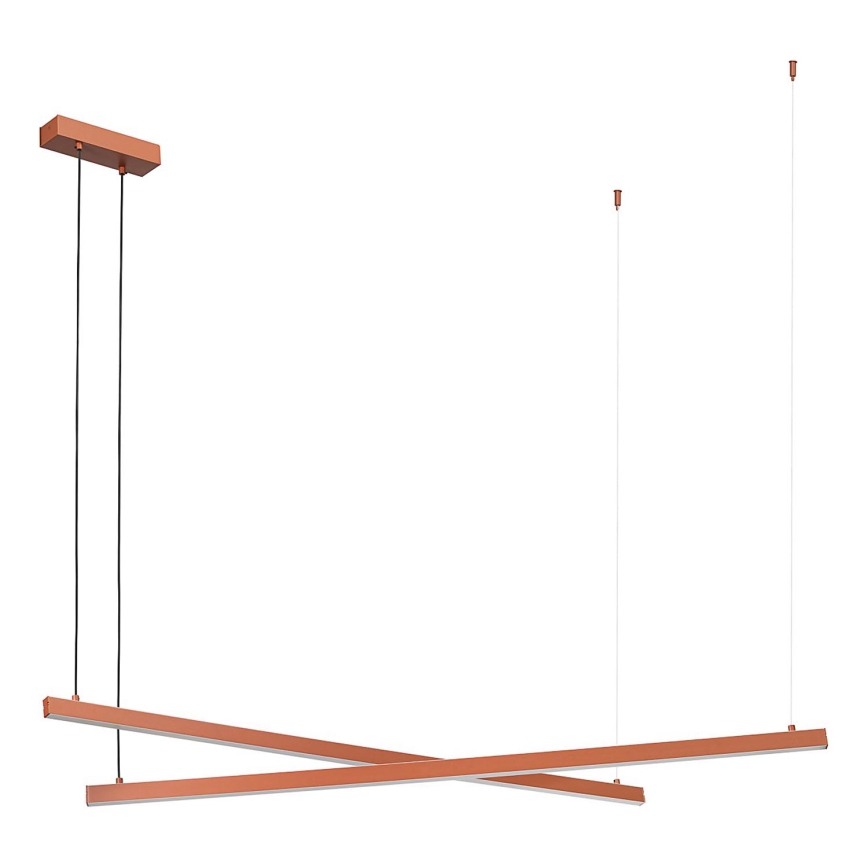 Argon 8837 - LED Csillár zsinóron MIAMI LED/74W/230V 3000K barna