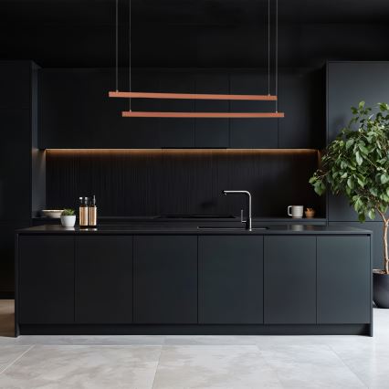 Argon 8837 - LED Csillár zsinóron MIAMI LED/74W/230V 3000K barna