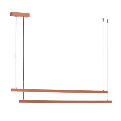 Argon 8837 - LED Csillár zsinóron MIAMI LED/74W/230V 3000K barna