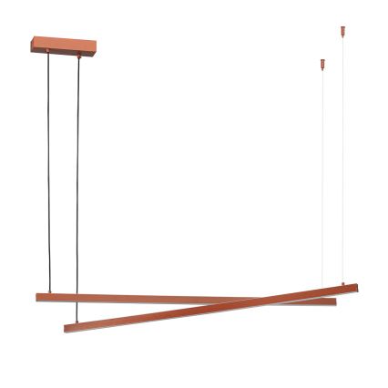 Argon 8837 - LED Csillár zsinóron MIAMI LED/74W/230V 3000K barna