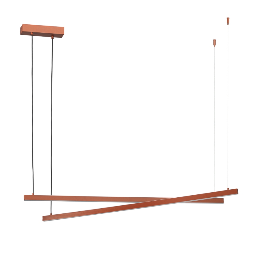 Argon 8837 - LED Csillár zsinóron MIAMI LED/74W/230V 3000K barna