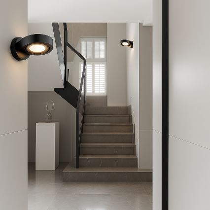 Argon 8900 - Fali lámpatest LOTUS 1xGX53/12W/230V fekete