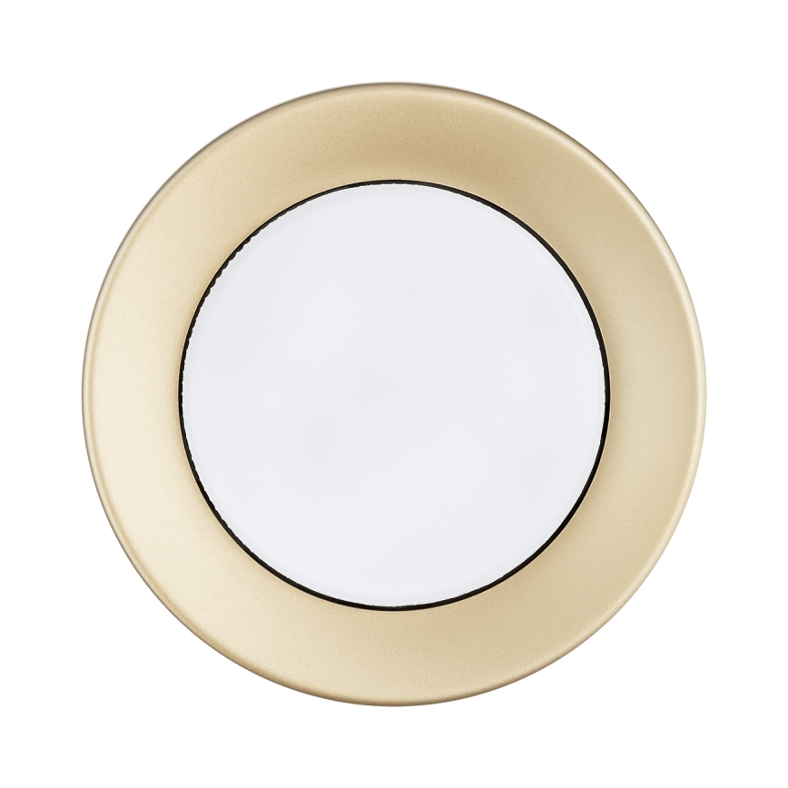 Argon 8903 - ELORA mennyezeti lámpa 1xGX53/7W/230V, átm. 11 cm, aranyszínű