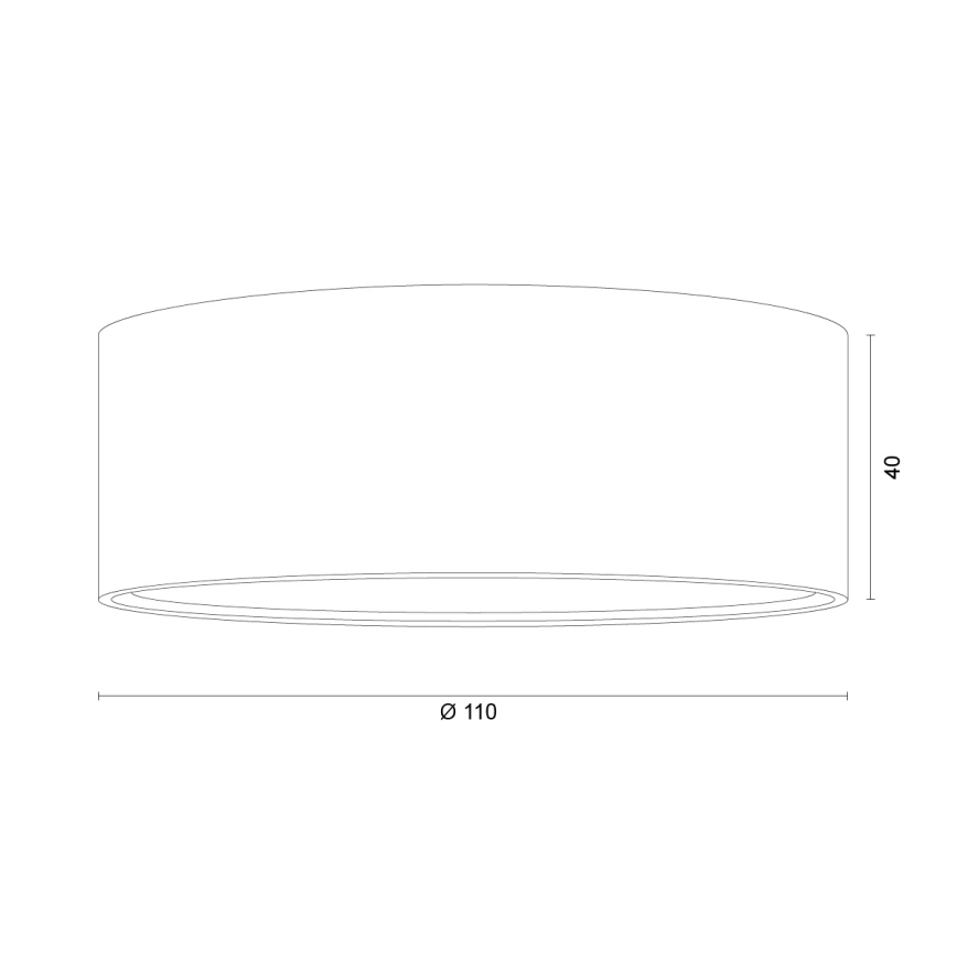 Argon 8903 - ELORA mennyezeti lámpa 1xGX53/7W/230V, átm. 11 cm, aranyszínű