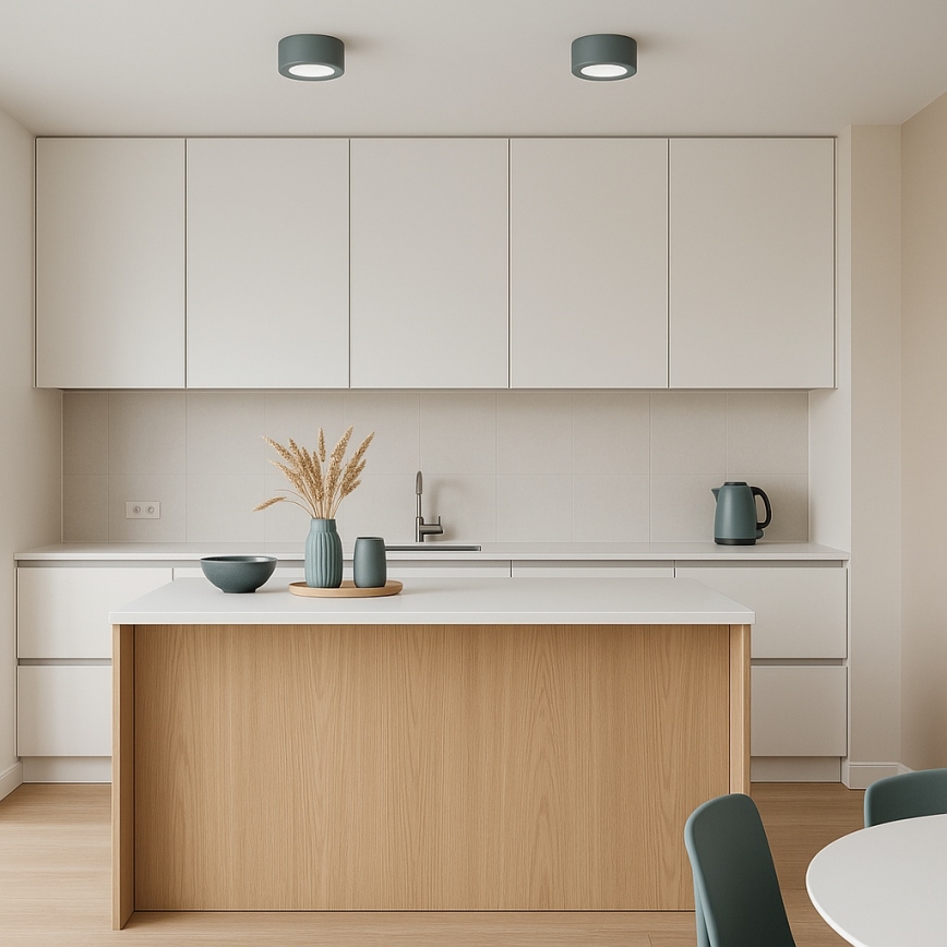 Argon 8917 - ELORA mennyezeti lámpatest 1xGX53/7W/230V átm. 11 cm szürke