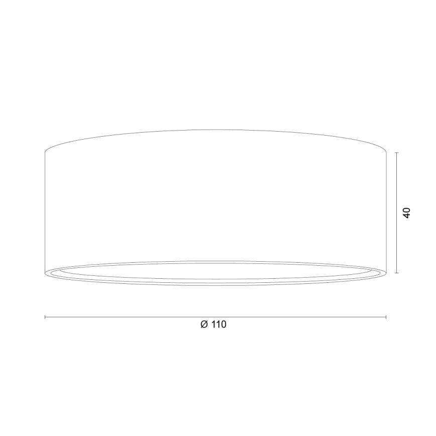 Argon 8917 - ELORA mennyezeti lámpatest 1xGX53/7W/230V átm. 11 cm szürke