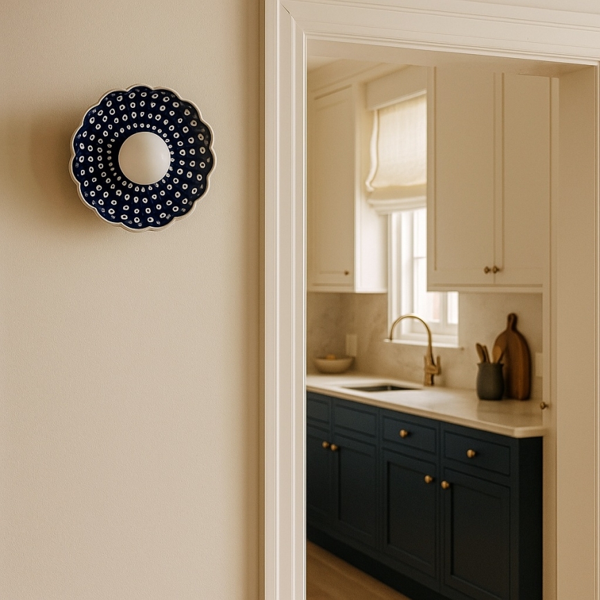 Argon 8933 - Fali lámpatest BOLL 1xG9/6W/230V kék