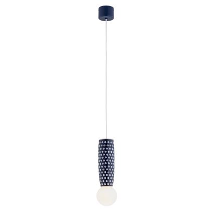 Argon 8937 - Kábellel függesztett csillár BOLL 1xG9/6W/230V kék