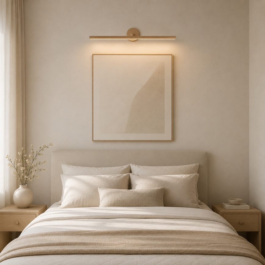 Argon 8994 - LED képvilágító lámpa MIRI LED/10,8W/230V 3000K 60 cm bézs