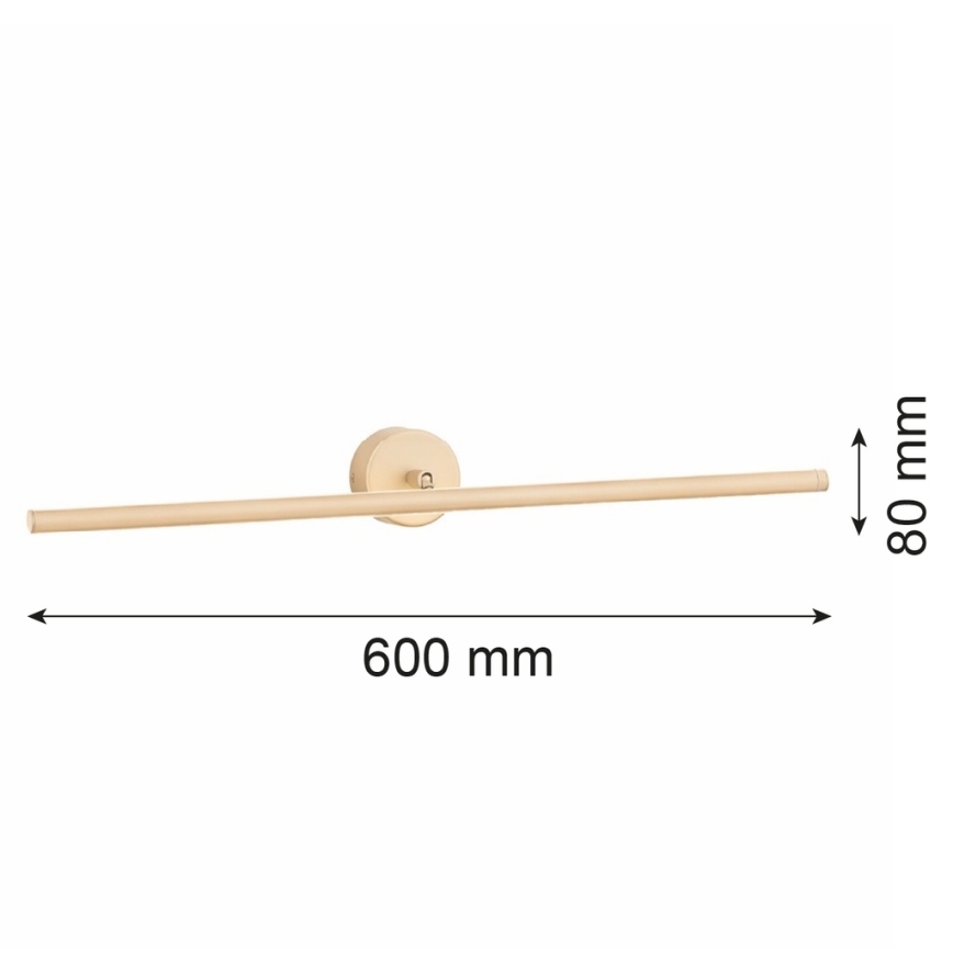 Argon 8994 - LED képvilágító lámpa MIRI LED/10,8W/230V 3000K 60 cm bézs