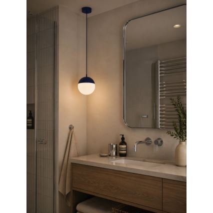 Argon 9000 - LIV kábeles kültéri csillár 1xE27/15W/230V IP44 kék