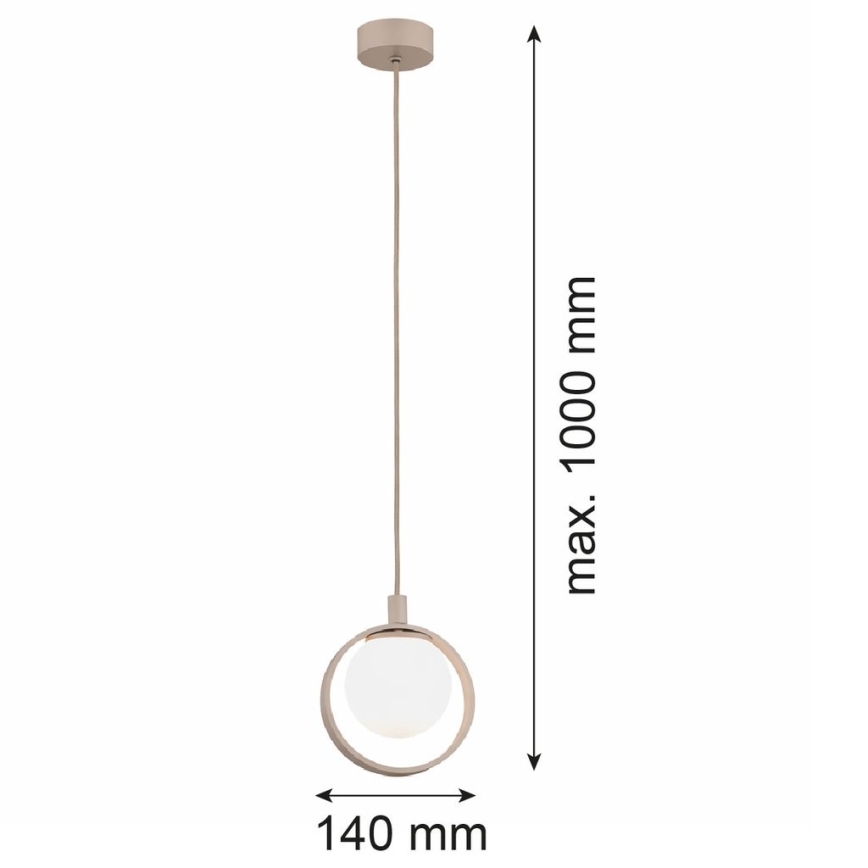 Argon 9003 - SATUROS kábeles függőlámpa 1xG9/6W/230V
