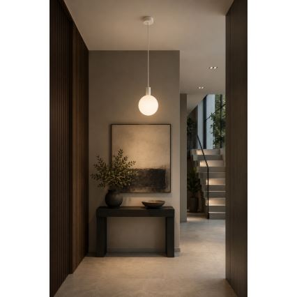Argon 9004 - Kültéri függeszték zsinóron ORE 1xG9/6W/230V IP44 fehér