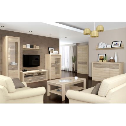 ARNIKA dohányzóasztal 57x103 cm sonoma tölgy