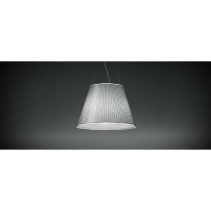 Artemide 1124110A - Csillár zsinóron CHOOSE MEGA 3xE27/12W/230V átm. 55 cm fehér