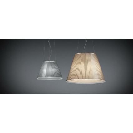 Artemide 1124110A - Csillár zsinóron CHOOSE MEGA 3xE27/12W/230V átm. 55 cm fehér