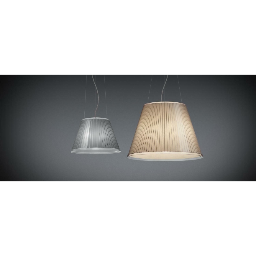 Artemide 1124110A - Csillár zsinóron CHOOSE MEGA 3xE27/12W/230V átm. 55 cm fehér