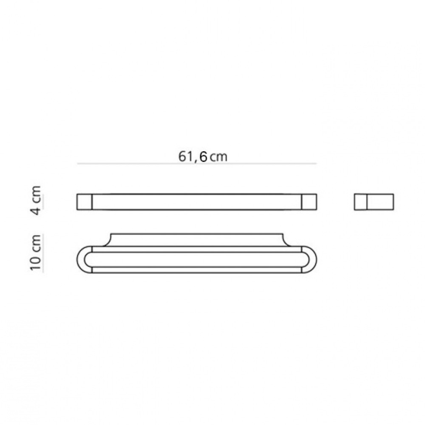 Artemide AR 1913040A - LED Fali lámpatest TALO 60 LED/25W/230V