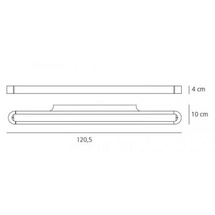 Artemide AR 1917010A - LED fali lámpatest TALO 120 LED/51W/230V