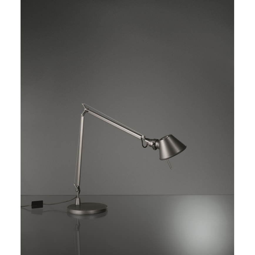 Artemide AR A015100+AR A003900 komplett szett - fényerőszabályozható LED asztali lámpa TOLOMEO MIDI LED/9W/230V