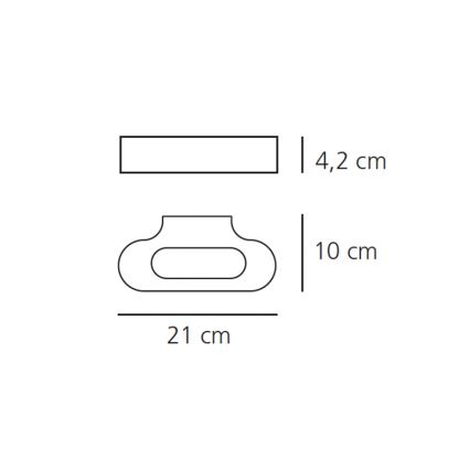 Artemide - LED Fali lámpa TALO LED/20W/230V CRI90