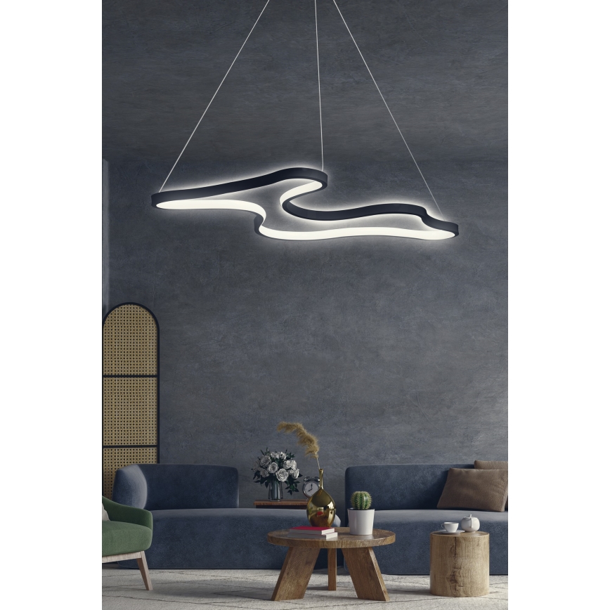 ARTISAN LED kábeles csillár 36W 230V 6500K fekete