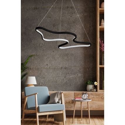 ARTISAN LED kábeles csillár 36W 230V 6500K fekete