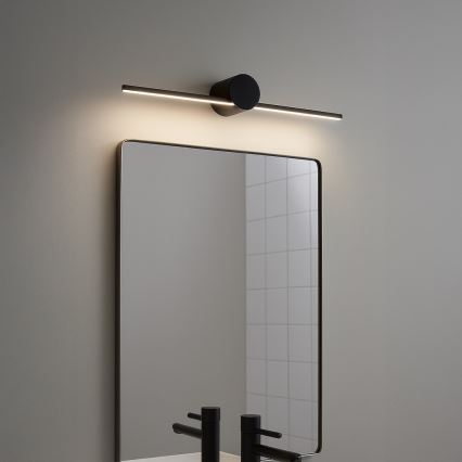 ARTIST LED fürdőszobai tükörvilágítás, 6 W/230 V, 40 cm, IP44, fekete