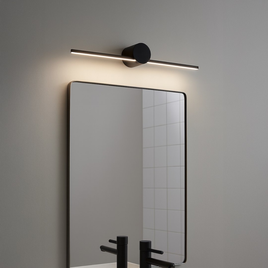 ARTIST LED fürdőszobai tükörvilágítás, 6 W/230 V, 40 cm, IP44, fekete