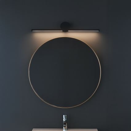 ARTIST LED fürdőszobai tükörvilágítás, 6 W/230 V, 40 cm, IP44, fekete