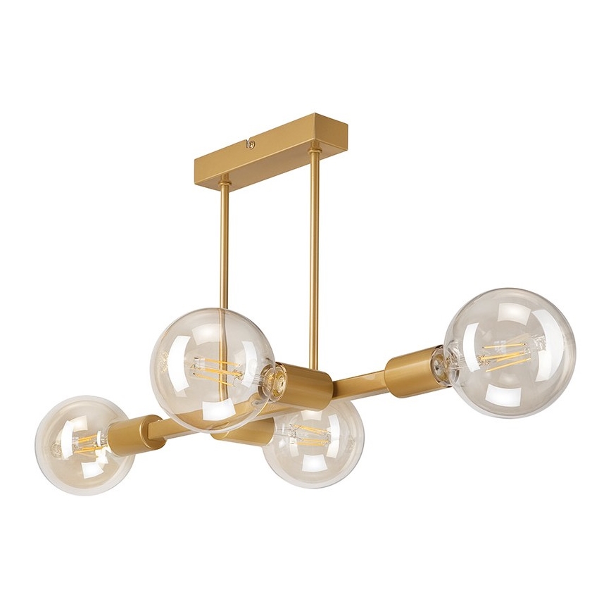 Állólámpa ASTRID 4xE27/60W/230V arany színben