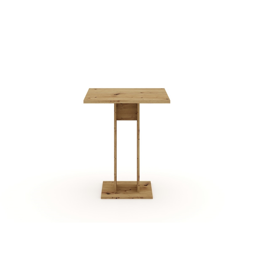 Asztal STRAPO  68x68 cm artisan tölgy