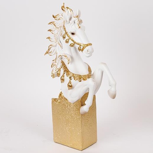 Asztali dekoráció 22x40 cm ló