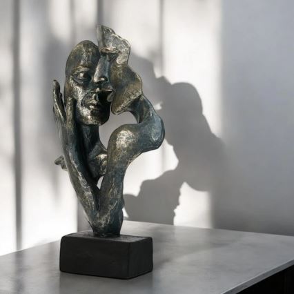 Asztali dekoráció 31,5x9,5x19 cm gyanta/patina