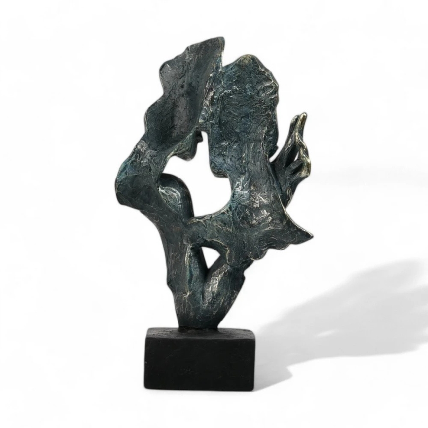 Asztali dekoráció 31,5x9,5x19 cm gyanta/patina