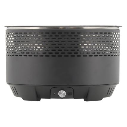 Asztali faszenes grillsütő 4xAA/USB fekete