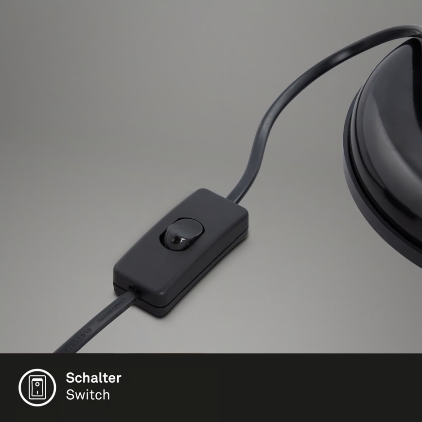 Asztali lámpa 1xE14/25W/230V fekete