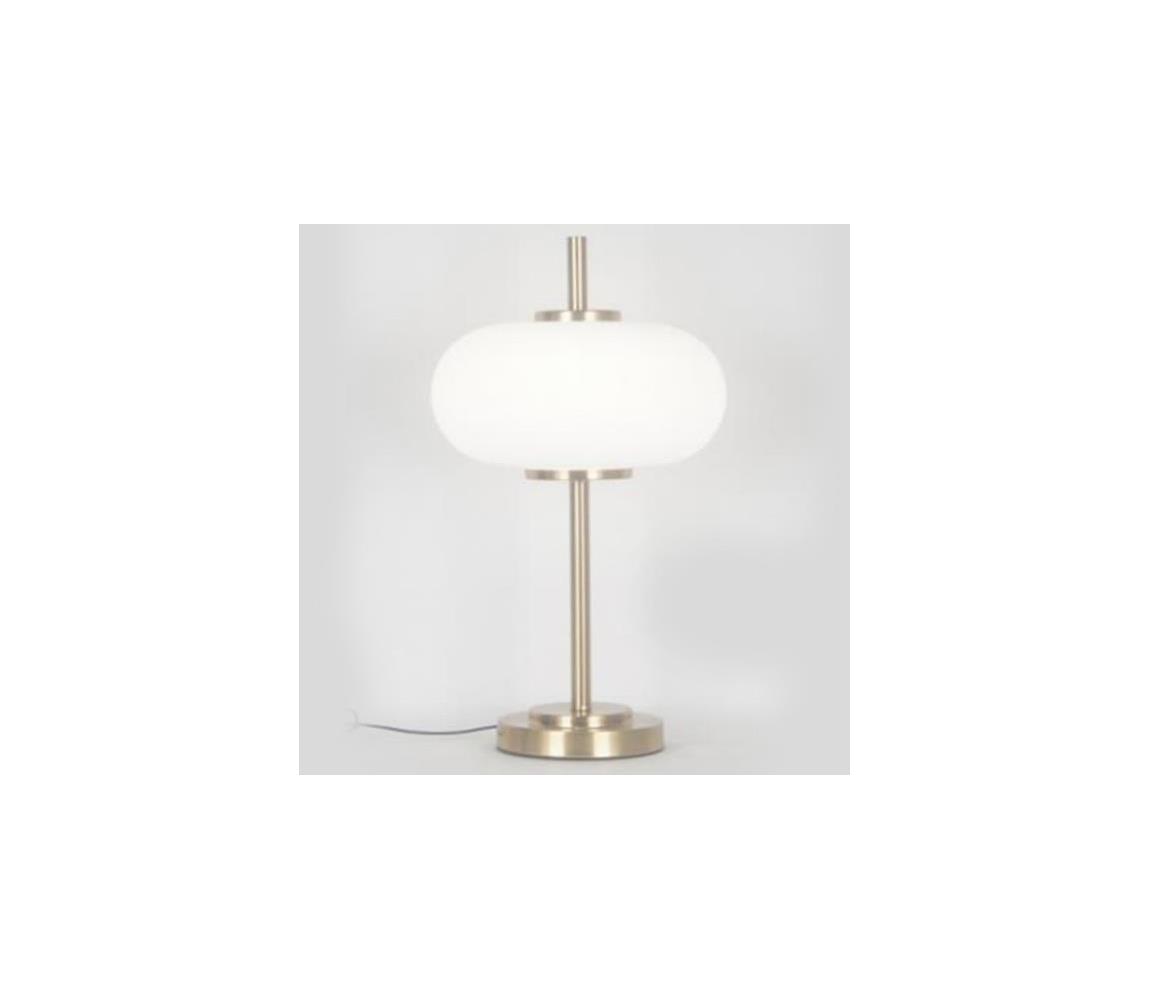 Eurolamp Asztali lámpa 1xE14/3W/230V fehér/réz 757