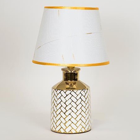 Asztali lámpa 1xE14/40W/230V fehér/arany