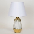 Asztali lámpa 1xE14/40W/230V fehér/arany