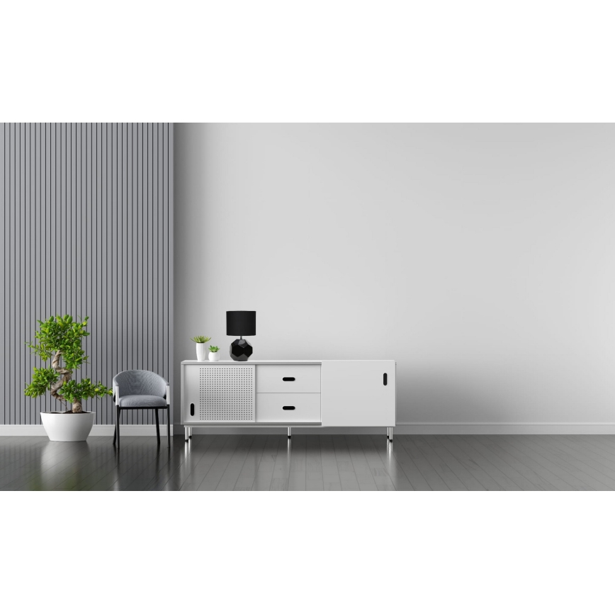 Asztali lámpa 1xE27/25W/230V fekete