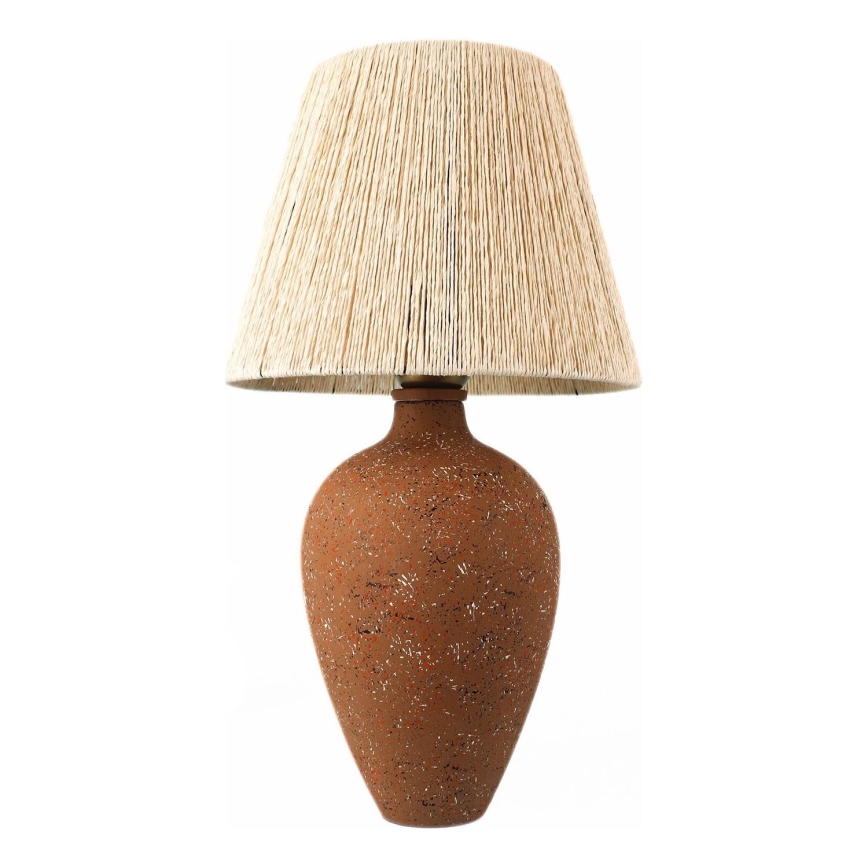 Asztali lámpa 1xE27/40W/230V barna/krémes