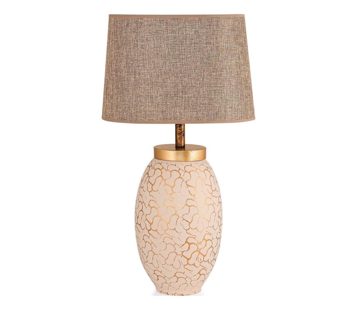 Asztali lámpa 1xE27/40W/230V bézs/arany 687HMY2142