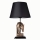 Asztali lámpa 1xE27/40W/230V fekete/arany