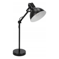 Asztali lámpa 1xE27/40W/230V fekete