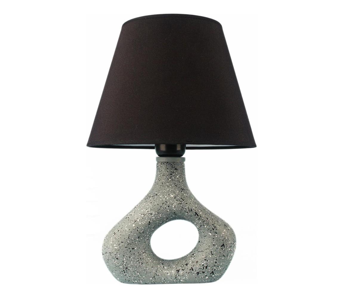 Asztali lámpa 1xE27/40W/230V fekete/zöld 687HMY1489