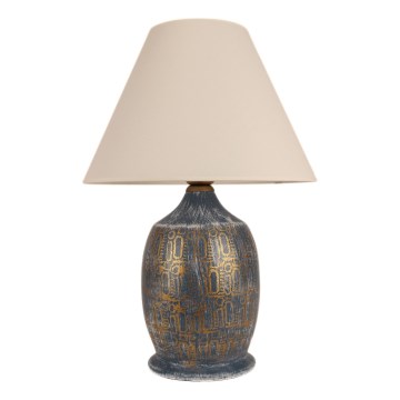 Asztali lámpa 1xE27/40W/230V kék/arany