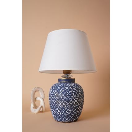 Asztali lámpa 1xE27/40W/230V kék