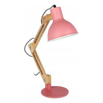 Asztali lámpa 1xE27/40W/230V rózsaszín