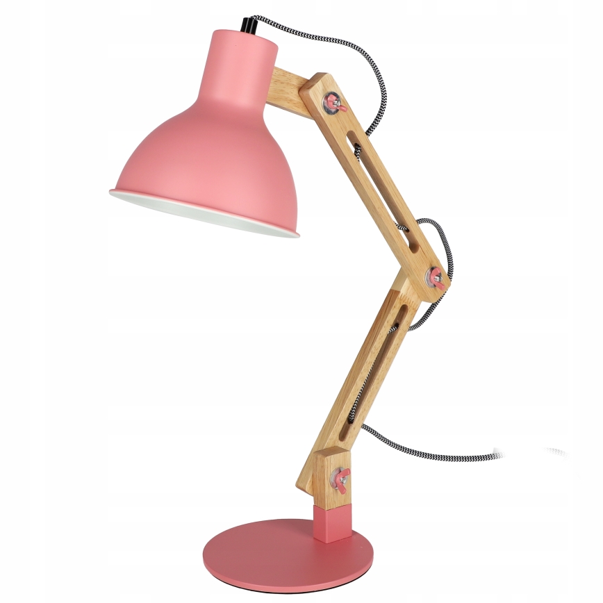 Asztali lámpa 1xE27/40W/230V rózsaszín